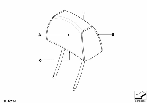Head Rests Front for 2005 BMW 525i #2