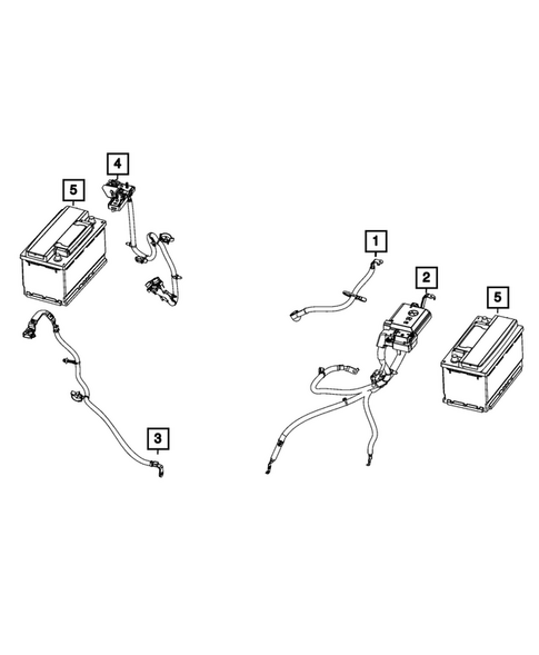 Battery, Battery Tray and Cables for 2026 Ram 2500 #2