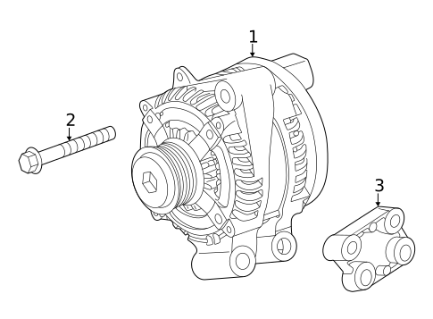 Alternator for 2022 Land Rover Defender 110 #0