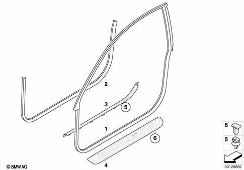 Interior Equipment, Lower for 2005 BMW 645Ci #1