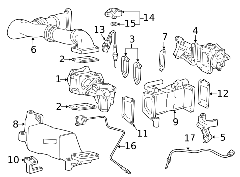 Emission Components for 2011 Chevrolet Silverado 3500 HD #0