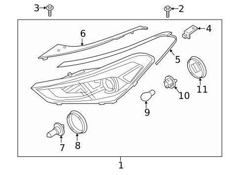 Bulbs - Chassis for 2016 Hyundai Tucson #6