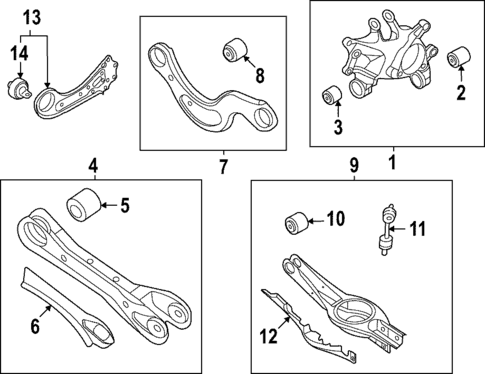 Rear Suspension for 2022 Hyundai Tucson #1