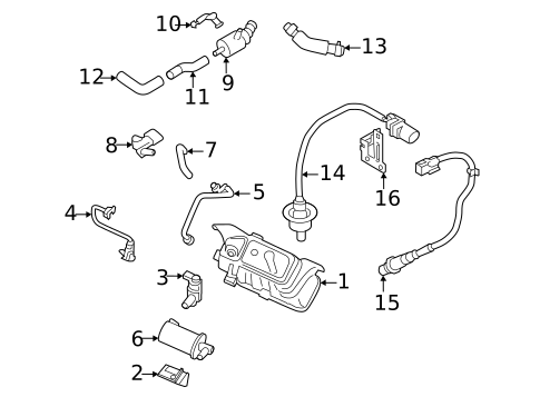 Emission System for 2019 Genesis G70 #1