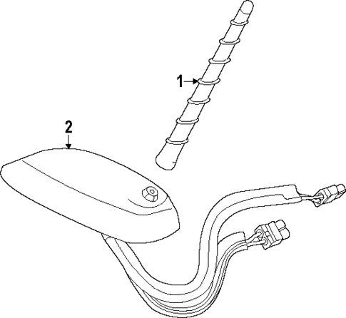 Antenna & Radio for 2023 GMC Canyon #1