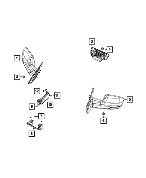 Radio, Antenna, Speakers, DVD, and Video systems for 2019 Ram 1500 #6
