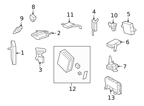 Rear Door for 2010 Lexus LS600h #0