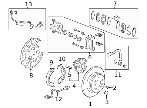 Anti-Lock Brakes for 2015 Honda Pilot #3