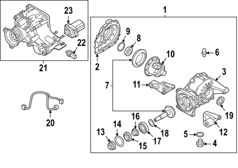 Axle & Differential for 2022 Hyundai Santa Cruz #0