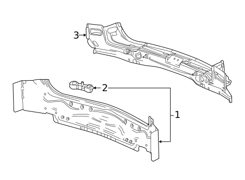 Rear Body for 2018 Cadillac XT5 #0
