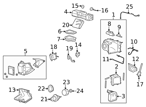 A/C Condenser & Evaporator for 2023 Ford E-350 Super Duty #0