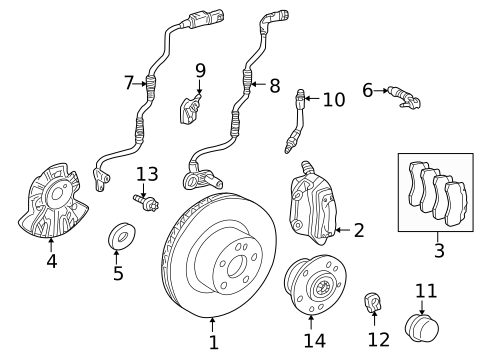 Front Brakes for 2006 Mercedes-Benz S 600 #0