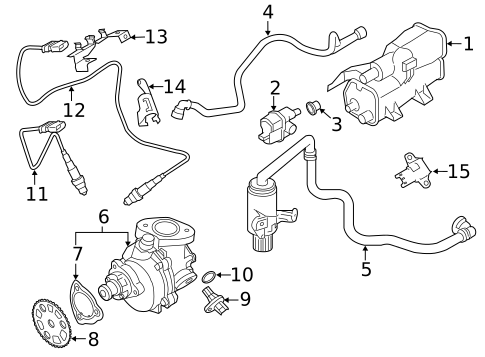 Emission Components for 2013 BMW X1 #0