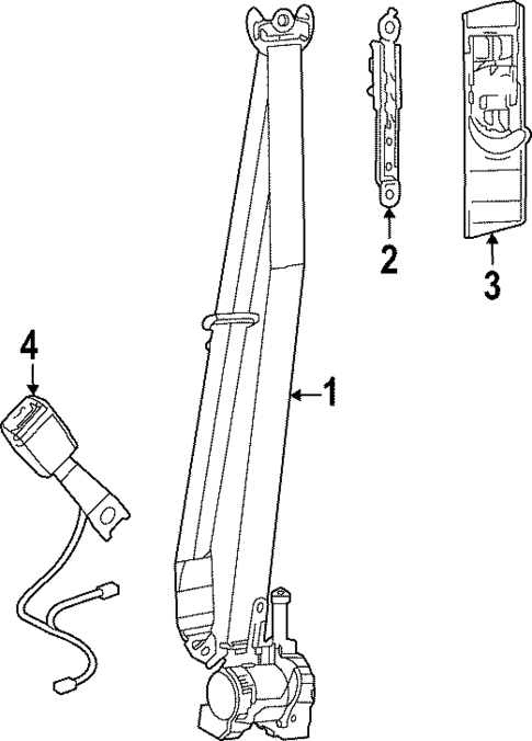 Front Seat Belts for 2025 Lexus LX700h #0