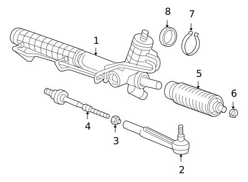 Steering Gear & Linkage for 2006 Porsche Cayman #0