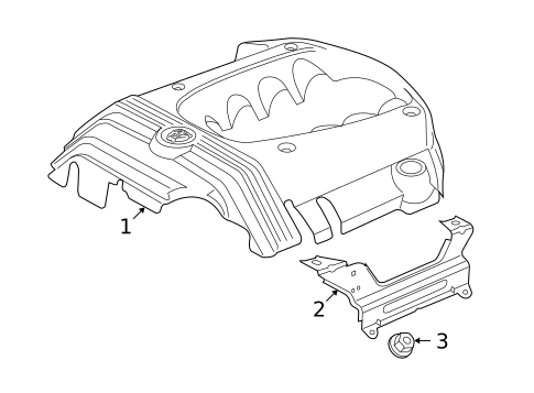 Engine Appearance Cover for 2009 Jaguar XJR #0