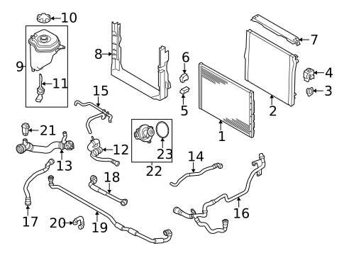 Water Pump for 2011 BMW X5 #7