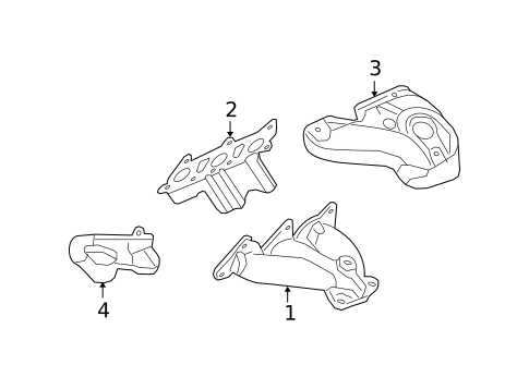 Exhaust Manifold for 2007 Saturn Aura #0
