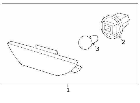 Side Marker Lamps for 2005 Chevrolet SSR #1