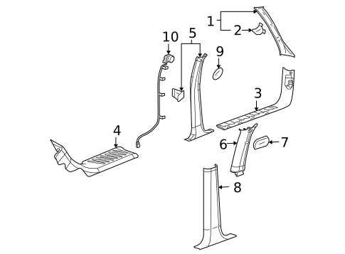 Sensors for 2008 GMC Envoy #0