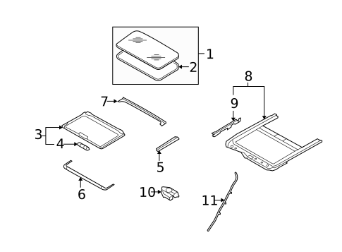 Sunroof for 2010 INFINITI G37 #0