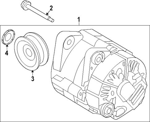 Alternator for 2023 Genesis G80 #0