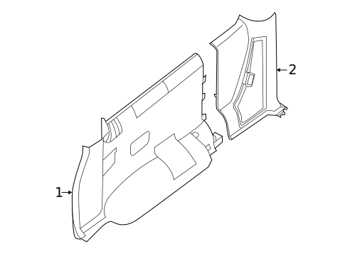 Interior Trim - Side Panel for 2013 Nissan NV3500 #3
