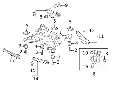 Rear Suspension for 2017 Chevrolet SS #1