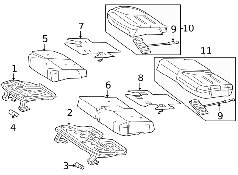 Rear Seat Components for 2019 Mercedes-Benz G 63 AMG® #2