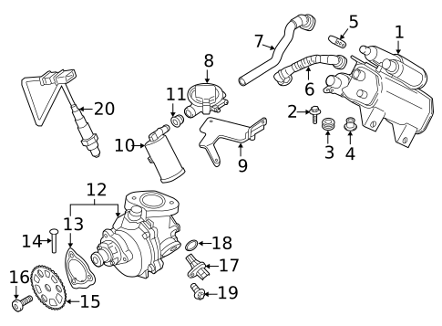 Emission Components for 2016 BMW X4 #0