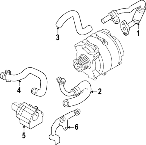 Hoses & Lines for 2024 Audi RS7 Sportback #3