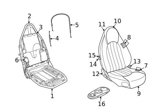 Power Seats for 2000 Jaguar XKR #2