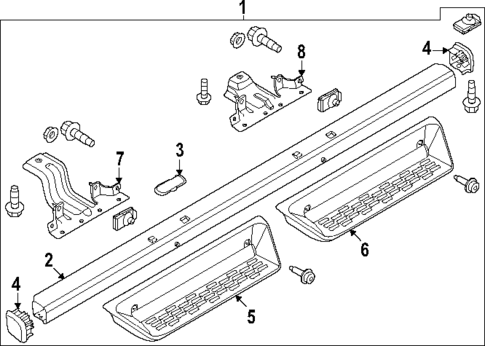 Running Board for 2023 Ford Bronco #1