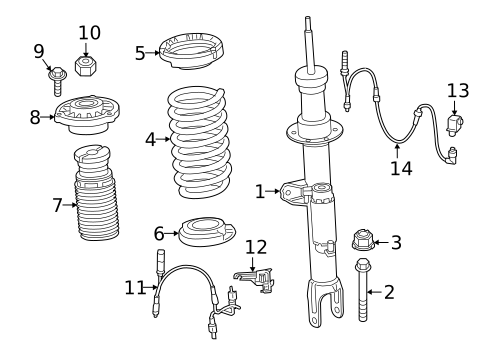 Struts & Components for 2021 BMW 530i #3