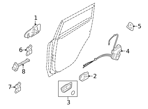 Rear Door for 2011 Kia Soul #0