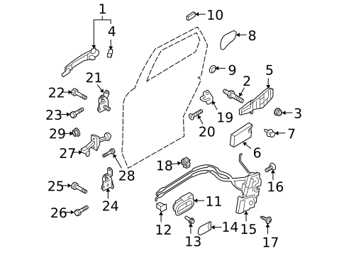 Rear Door for 2012 Mazda CX-9 #0