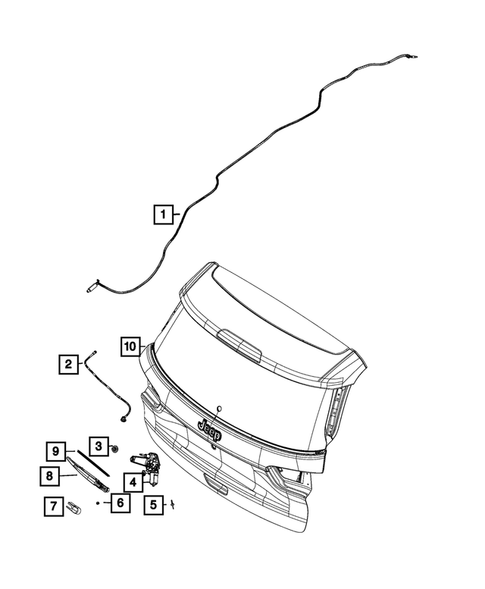 Wiper and Washer System for 2020 Jeep Compass #2