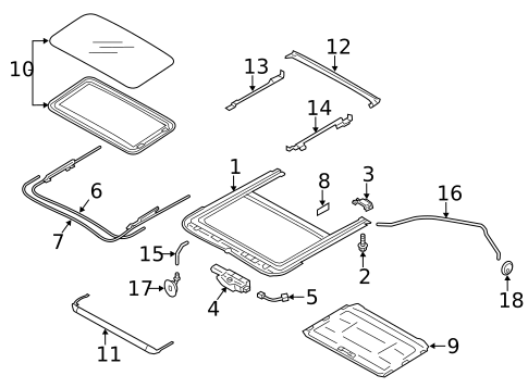 Sunroof for 2015 Subaru Impreza #1