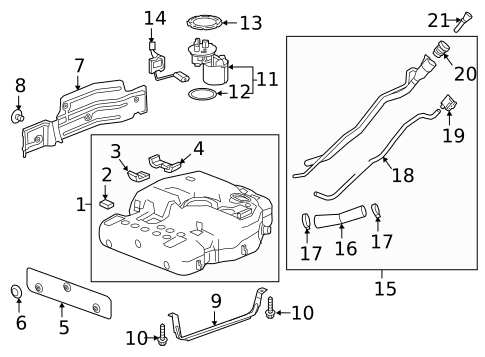 Hardware, Fasteners & Fittings for 2017 GMC Acadia #0