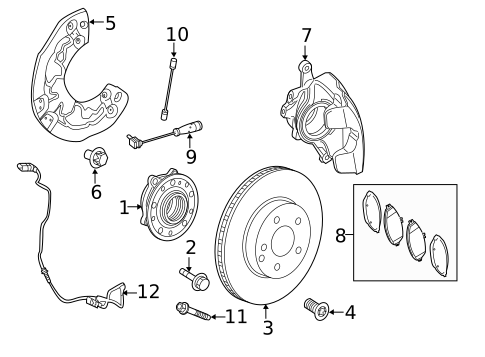 Front Brakes for 2022 Mercedes-Benz CLS 450 #0
