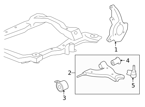 Suspension Components for 2010 Buick Enclave #1