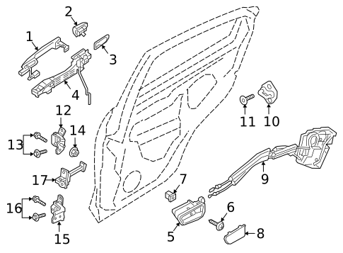 Front Door for 2020 Toyota Yaris #2