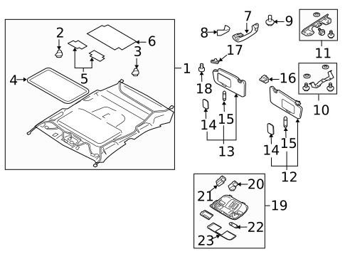 Sunroof for 2009 Subaru Legacy #0
