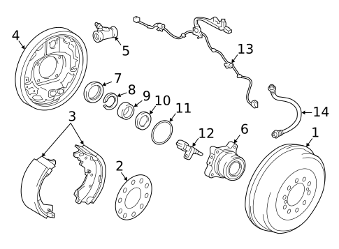 Brake Components for 2018 Toyota Tacoma #0