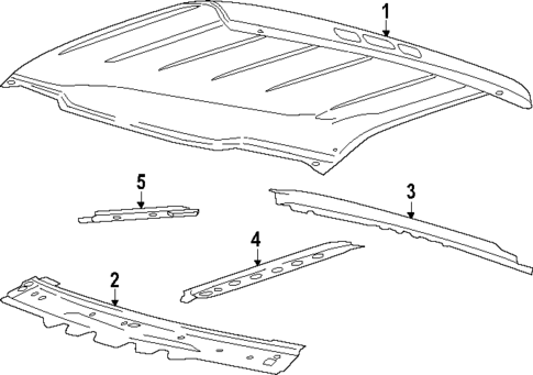 Roof & Components for 2021 Ford F-150 #1