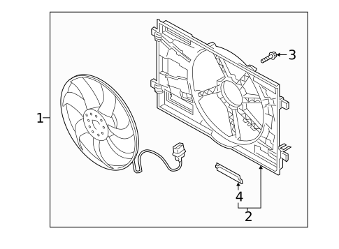 Cooling Fan for 2022 Audi TT Quattro #1