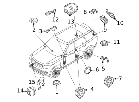 Sound System for 2022 Land Rover Range Rover #2