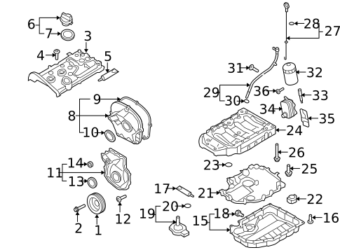 Engine Parts for 2019 Volkswagen Tiguan #13