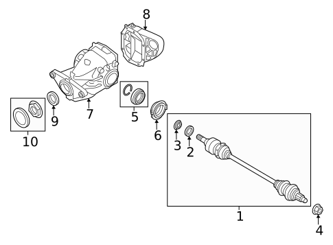Differential for 2013 BMW X5 #2