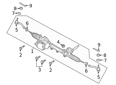 Steering Gear & Linkage for 2017 Genesis G90 #0